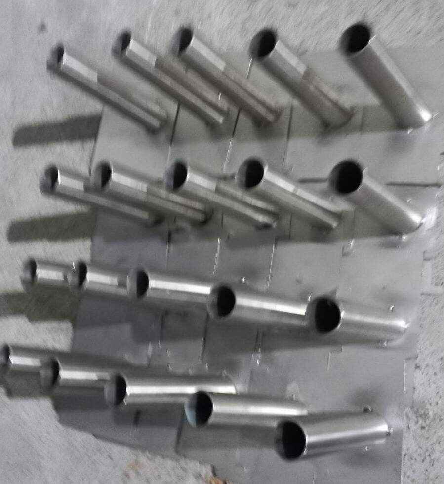Desk Mount Poles Custom fabricated 304 Stainless Steel Desk Mount Poles