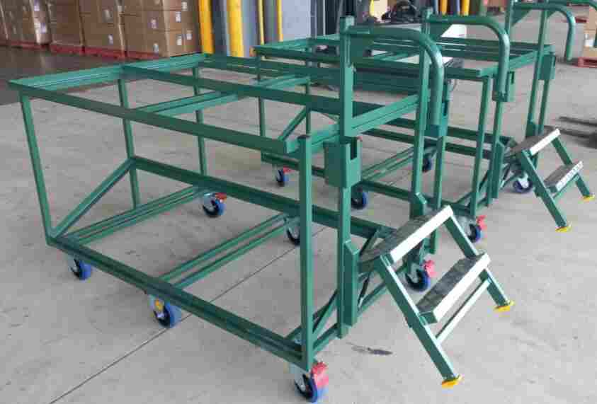 Order Picking Warehouse Trolleys with steps Order picking warehouse trolleys with steps, Sydney, NSW