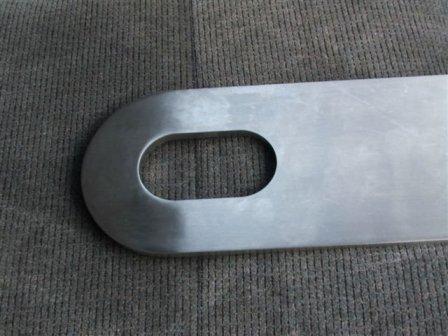 Custom stainless steel mounting plate manufacturing