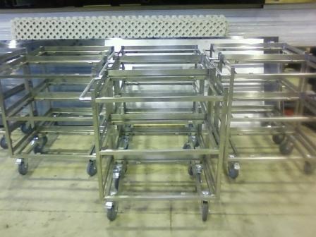 Custom medical equipment trolleys Custom fabricated medical equipment trolleys