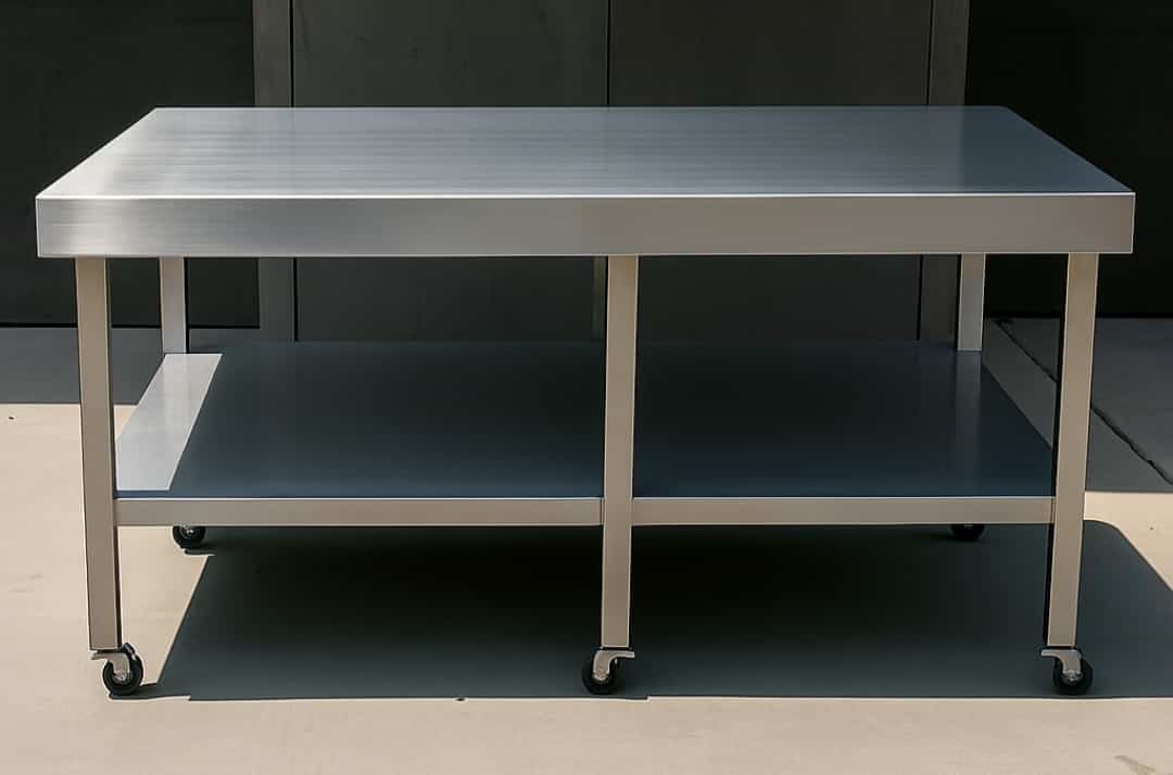 Custom stainless bench, Sydney Custom made stainless steel bench, Sydney
