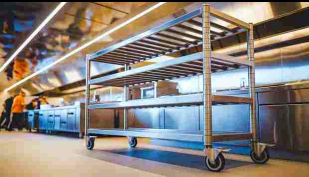 Custom Industrial Warehouse Trolley in 316 Stainless Steel custom industrial warehouse trolley in 316 stainless steel, Sydney, NSW, Australia