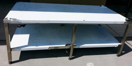 Custom fabricated SS medical bench