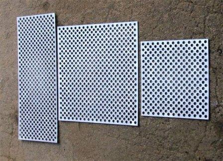 Punched sheet metal