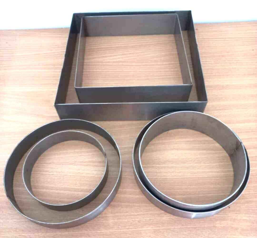 Customised rings Customised square and round ring